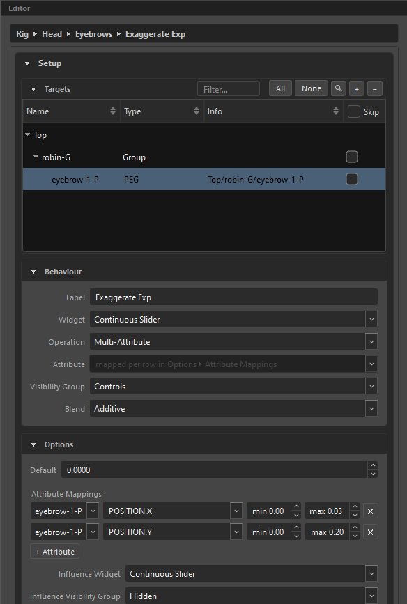 Driver editor