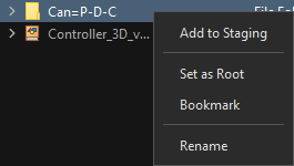Browser context menu